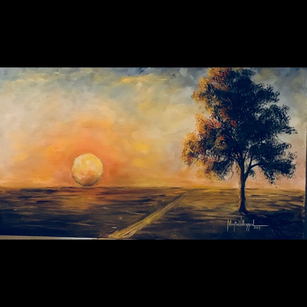 Acrylic painting